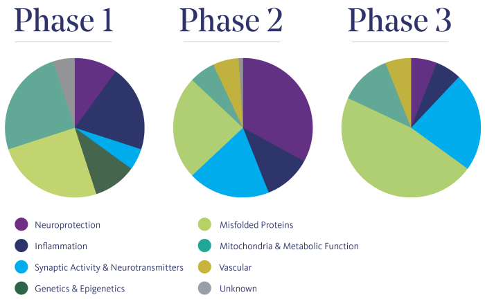 Clinical trials treatment drug research development drugs phases process dementia trial disease study studies objective patient alzheimer phase different infographic